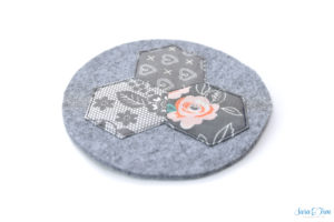 DIY gegen Novemberblues - Tutorial Hexagonuntersetzer