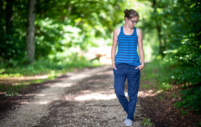 Gestreiftes Top nähen