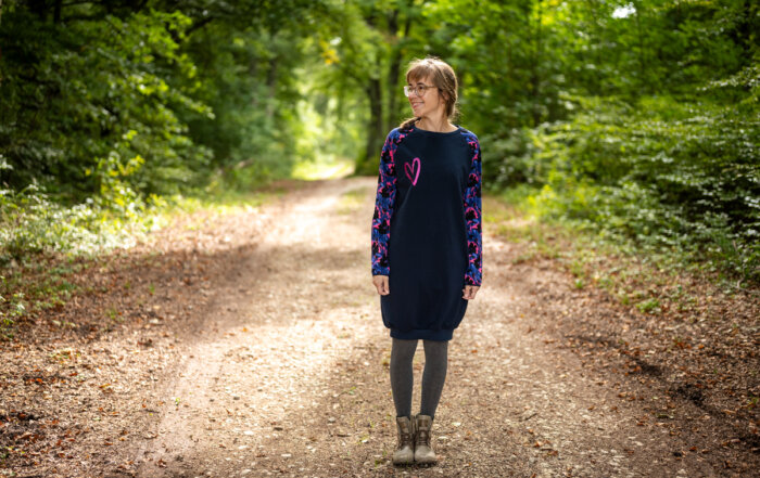 Sweatkleid nähen