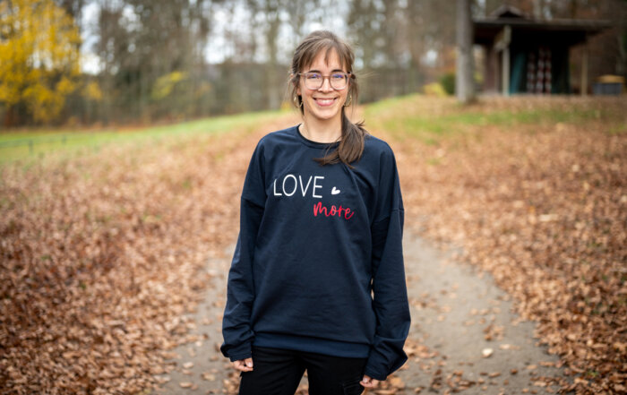 Pullover mit Falten nähen